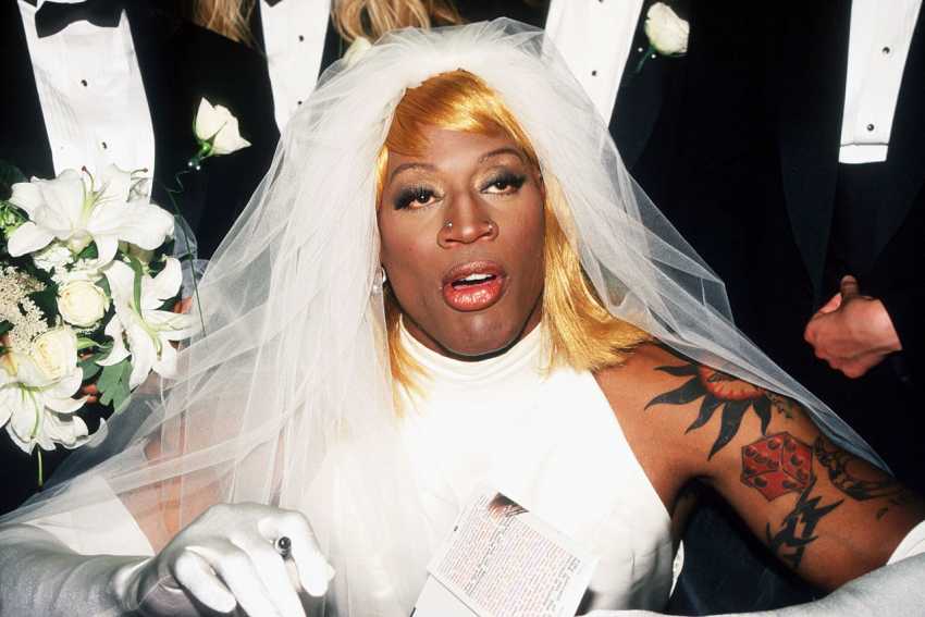 Dennis Rodman wedding dress