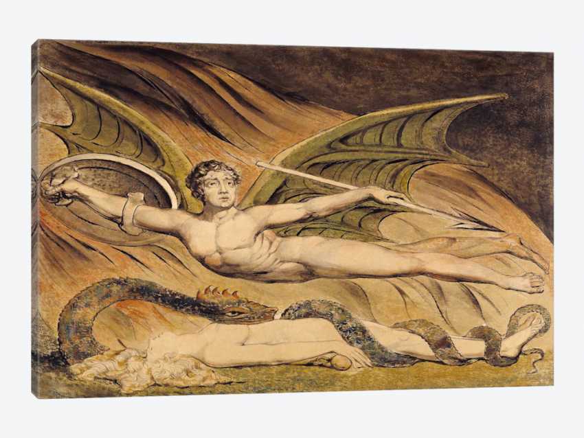 Satan Exulting Over Eve by William Blake