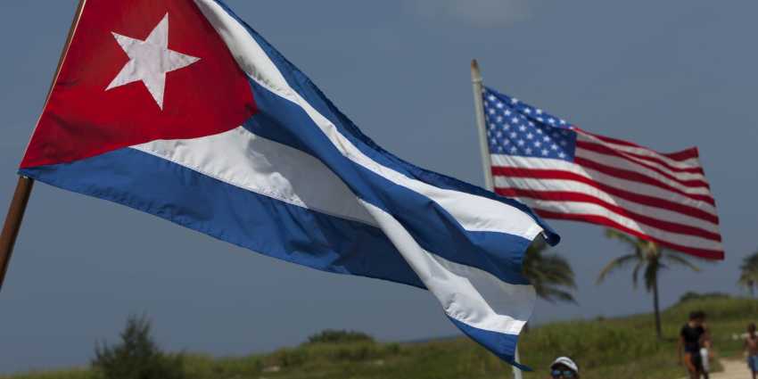American Cuban Flags