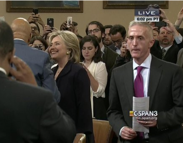 Hillary Clinton Trey Gowdy pic says it all