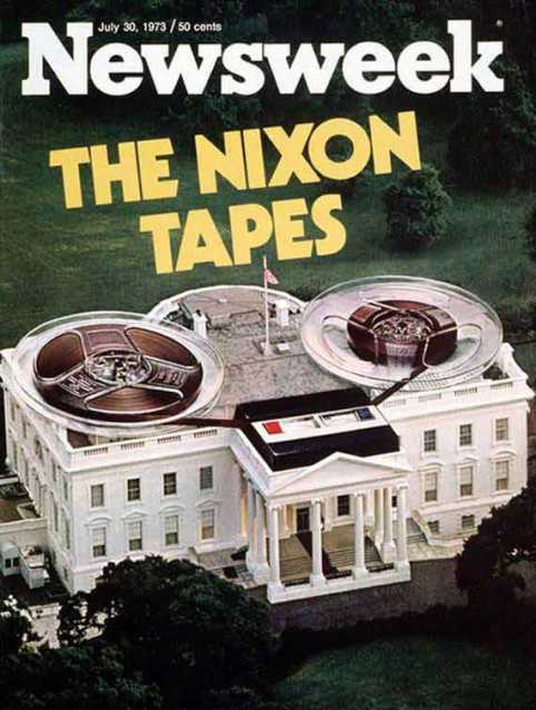 White House as a reel to reel